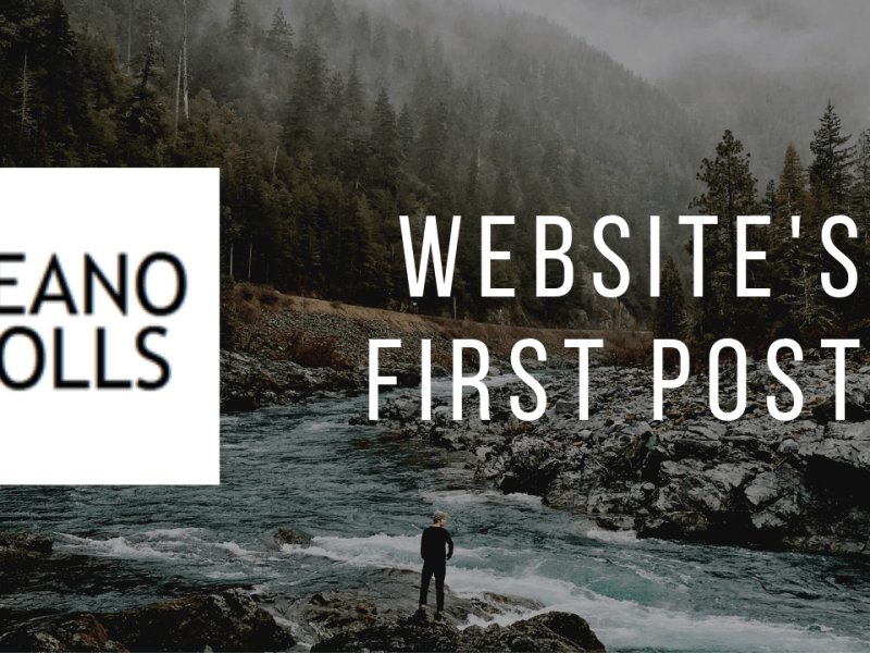 Website’s First Post!