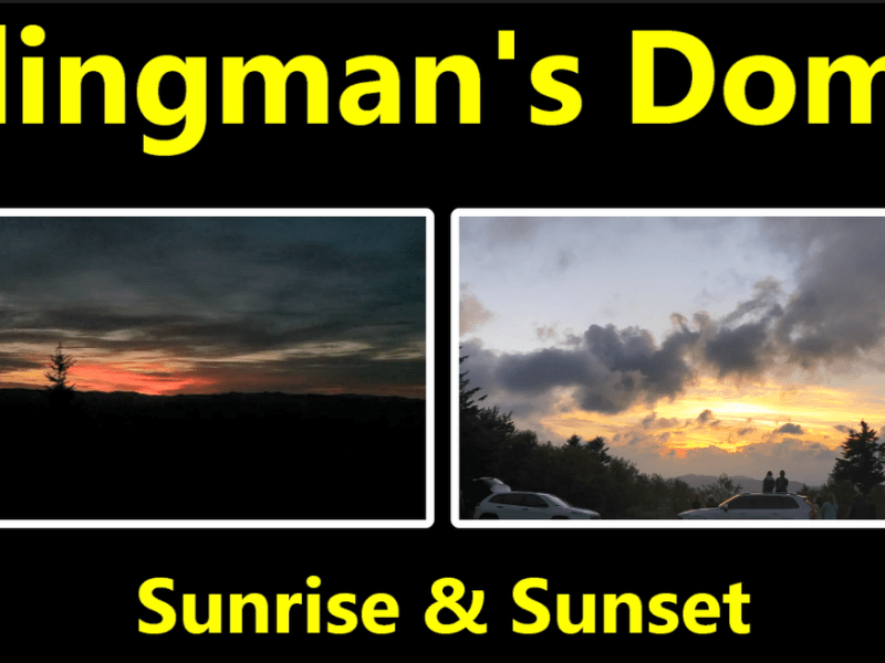 Sunrise and Sunset While Hiking Clingmans Dome (in the Great Smoky Mountains National&nbsp;Park)