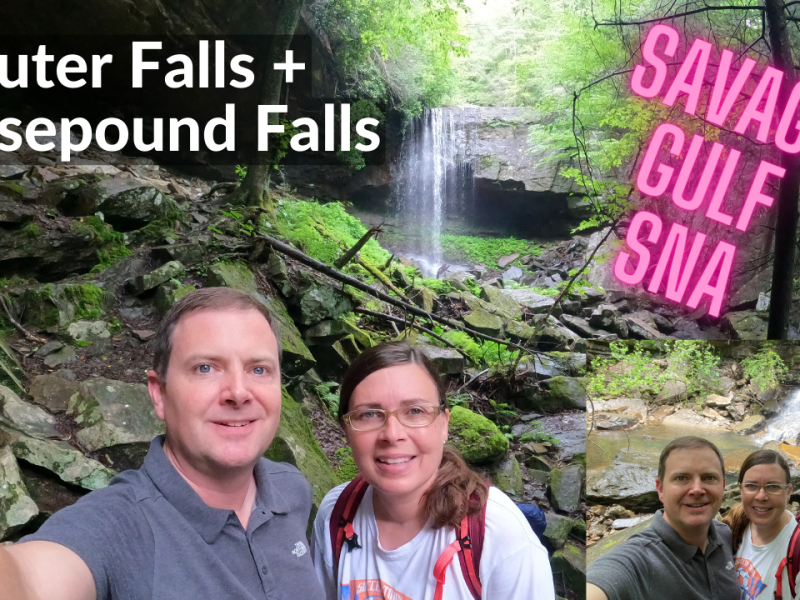 Suter Falls and Horsepound Falls – Collins West Trailhead – Savage Gulf&nbsp;SNA