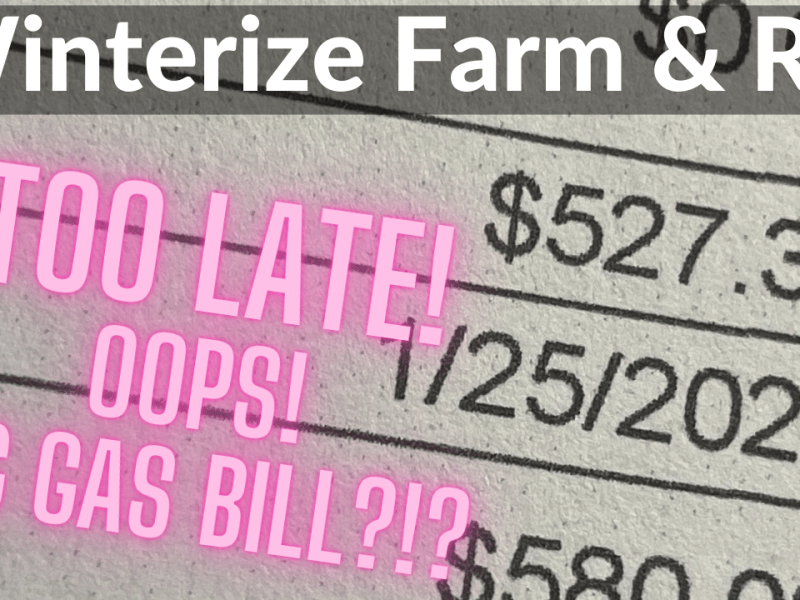 Winterizing The Farm and The RV (DeanoFarms: Week&nbsp;34)