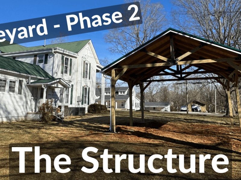 Sideyard (Phase 2) – The Structure – This Old Dean&nbsp;House