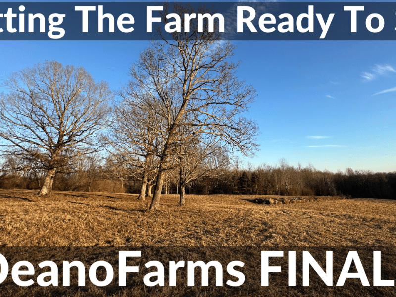 DEANO Farms – FINALE – Getting The Farm Ready To&nbsp;Sell