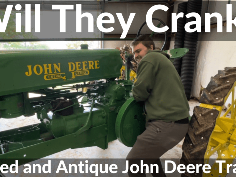 Will They Crank? Moped and Antique John Deere Tractor&nbsp;(DeanoFarms)